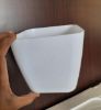 Picture of Glossy square pots with rounded corners
